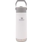 Stanley Iceflow Flip Pipetli 650 ml Kırık Beyaz Su Termosu