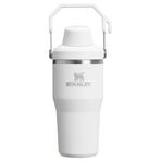 Stanley Iceflow Flip Straw 2.0 Fastflow Pipetli Termos 0,59 L | Beyaz