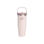 Stanley IceFlow Flip Straw Tumbler Pipetli Termos Bardak, Pembe Kuvars 2.0 (Rose Quartz), 0.89 Litre
