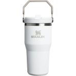 Stanley Iceflow Flip Straw Tumbler Pipetli Termos - Beyaz - 890 ml
