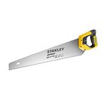 Stanley JetCut ince el testeresi (500 mm uzunluk, 11 diş/inç, çift malzeme, sert uçlu dişler, 45°/90° dayanak, ahşapta ince kesimler için) 2-15-599
