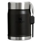 Stanley Klasik Paslanmaz Çelik Yemek Termosu Kaşıklı 0,40 Lt - Black 2.0 - Siyah - 400 ml