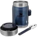 Stanley Klasik Paslanmaz Çelik Yemek Termosu Kaşıklı 0,40 Lt Lacivert % 100 ( Ömür