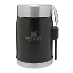Stanley Klasik Paslanmaz Çelik Yemek Termosu Kaşıklı 0,40 LT - Matte Black Pebble (Siyah)