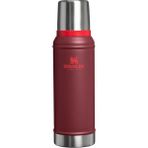 Stanley Klasik Vakumlu Paslanmaz Çelik Termos 0,94 Lt (1.0 Qt) - Cranberry - Koyu Kırmızı - 940 ml