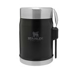 Stanley Legendary Food Jar Hammertone 400 ml Matte Black Kaşıklı Yemek Termosu