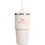 Stanley Quencher H2.0 FlowState Paslanmaz Çelik Vakum Yalıtımlı Bardak Kapaklı ve Pipetli Su, Buzlu Çay veya Kahve, Smoothie ve Daha Fazlası için, Rose Quartz 2.0, 396 ml