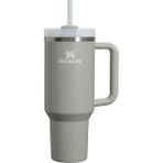 Stanley Quencher Pipetli Termos Bardak 1.18 lt - Ash Çelik Malzeme ile 7-11 Saat Soğuk Tutma - 1,17 lt - Gri