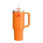 Stanley Quencher Pipetli Termos Bardak 1.18 Lt Goldenrod Coral (Çok Renkli)