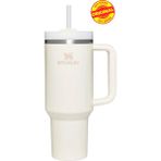 Stanley Quencher Pipetli Termos Bardak 1.18 Lt Krem ( Ömür Boyu Garanti ) - 1,18 lt
