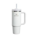 Stanley Quencher Pipetli Termos Bardak, Beyaz (Frost), 0.88 Litre