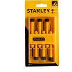Stanley Saatçi Tornavida Seti 6 Parça - 3 mm - Sarı