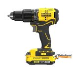Stanley SBD715D2K 18V 2.0Ah V20 Li-Ion Çift Akülü Kömürsüz Darbeli Matkap