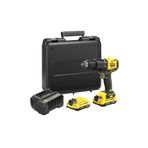 Stanley SBD715D2K-TR 18 V 2.0 Ah V20 Li-Ion Çift Akülü Kömürsüz Darbeli Matkap