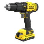 Stanley SCD711C2K Sarı 18 V Çift Akülü 1.5 Ah Darbeli Matkap