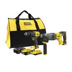 Stanley SFMCK216MDS 18V Fatmax Kömürsüz Darbeli Matkap ve SDS Plus Kırıcı Delici Seti