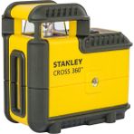 Stanley STHT77504-1 Çapraz Çizgi Lazeri SLL360° (Kırmızı Diyot Ile, 360° Yatay Dikey Çizgi, Kendiliğinden Hizalanır, Lazer Sınıfı 2, Duvar Tutucu, 2 x Pil ve Taşıma Çantası Dahil, 1,5 V)