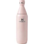 Stanley The All Day Slim Soğuk Su Termosu 0,6 L Pembe, Uzun Süre Sıcak/soğuk Tutar, Dayanıklı Çelik