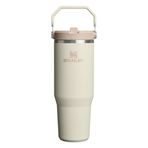 Stanley The Iceflow Flip Straw 0.89 lt Krem Pipetli Termos