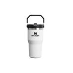 Stanley The IceFlow Flip Straw 2.0 Tumbler 0.6 lt Beyaz Siyah Termos