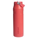 Stanley The IceFlow™ Flip Straw Pipetli Termos Bardak 1.06L | Hot Coral