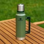 Stanley The Legendary Classic Bottle Hammertone Green 1.4 lt Termos