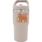 Stanley The Wild Imagination Iceflow Flip Straw Tumbler Pipetli Termos Bardak 0,59 L Krem - 590 ml