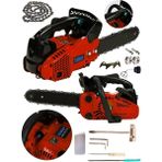 Stanrayf Alman 12HP 52CC Titanyum Piston Turbo Benzinli Dal Budama Ağaç Odun Kütük Kesme Budama Testeresi