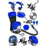 stanrayf Alman 16 Hp Çelik Piston Turbo Soğutuculu Arazi Tipi Benzinli Sırt Tırpan Ot Çalı Çim Biçme + Çapa