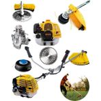 Stanrayf Alman 16 Hp Tam Profesyonel Bronz Piston Benzinli Ot Çalı Çim Biçme Makinası Yan Tırpan