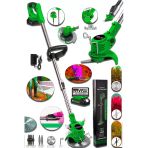 Stanrayf Alman 999 Vf 30 Ah Teleskopik Uzatmalı Kömürsüz Turbo Motor Çift Akülü Ot Çalı Biçme Tırpanı