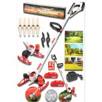 stanrayf Alman 999Vf 30Ah Bakır Sargı Çelik Motor Dijital Çift Akülü Kenar Ot Çalı Çim Biçme Tırpan Makinesi