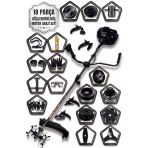 Stanrayf Alman Mg980 20Hp 18 Parça Setli Çelik Piston Yan Tip Tırpan Toprak Çapalama Ve Eşeleme + Ot Çalı Çim Biçme Makinesi