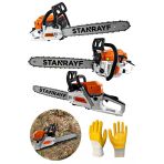 stanrayf Alman Tam Profesyonel 62 Cc Çift Egzozlu 9,7 Hp Ağaç Dal Kesim Benzinli Hızar Bıçkı Motoru