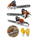 stanrayf Alman Tam Profesyonel 62 Cc Çift Egzozlu 9,7 Hp Ağaç Dal Kesim Benzinli Hızar Bıçkı Motoru