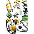 stanrayf Alman X-TORQ 16 Hp Bakır Sargı Turbo Soğutuculu Sırt Tipi Tırpan + Çapalama Ot Çalı Çim Biçme