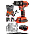 Stanrayf Germany X-BORH 58 V 6 AH Sjs Metal Şanzıman Çift Akülü Bakır Sargılı Darbeli Matkap