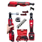Stanvolt 21v Akülü Darbeli Açılı Cırcır Kolu – 3/8" Profesyonel Somun Sıkma ve Sökme
