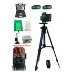 STANWER German Otomatik Hizalama 16 Köşe 360° Yeşil Lazer Çizgi Dokunmatik Terazi Çantalı Tripod