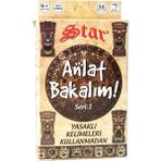 Star Anlat Bakalım Kelime Oyunu 55 Kart Aile Oyunu 6+ Yaş Bilgi Temalı Eğlenceli Oyun