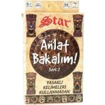 Star Anlat Bakalım Oyun Kartları Seri-1 ve Seri-2 Yasaklı Kelimeler Eğlenceli Aile Oyunu 0 - 24 Ay
