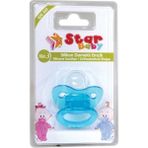 Star Baby Silikon Damaklı Emzik No.3 - No: 3 - Mavi