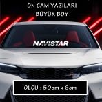 Star Cam Yazilari Sticker - Araba Motosikler Atv Kamyon Kamyonet Cam Uyumlu