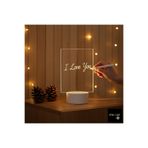 STAR CAST Led Yazı Tahtası Gece Lambası - Not Panosu