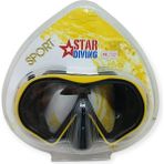 Star Diving Dalış Maskesi Yetişkin - 51703-SARI (Lisinya)