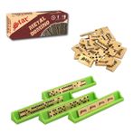 Star Domino Zamak Büyük Boy Domino Oyun Seti Metal Domino Taşı Se