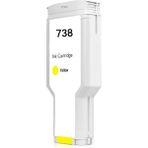 Star Film Hp 738 498N7A Sarı Muadil Kartuş 300ML Hp T850, Hp T950 - Renkli