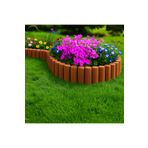 Star Gardentools Bahçeshop Star Garden KİREMİT TURUNCU Çim Bordürü 2.3 Metre Çim Ayırıcı KİREMİT TURUNCU