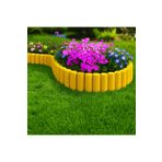 Star Gardentools BahçeShop Star Garden SARI Çim Bordürü 2.3 Metre Çim Ayırıcı SARI