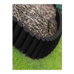 Star Gardentools Star Garden Siyah Plastik Çim Bordürü 2.3 Metre Çim Ayırıcı